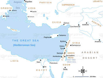 Genesis Kingdom of Nimrod Bible Map | Course Bible Maps